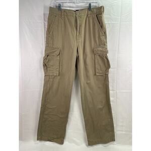 Austin Clothing Co Men's Dark Brown Cargo Pockets Relaxed Fit Jean Pants Size 32